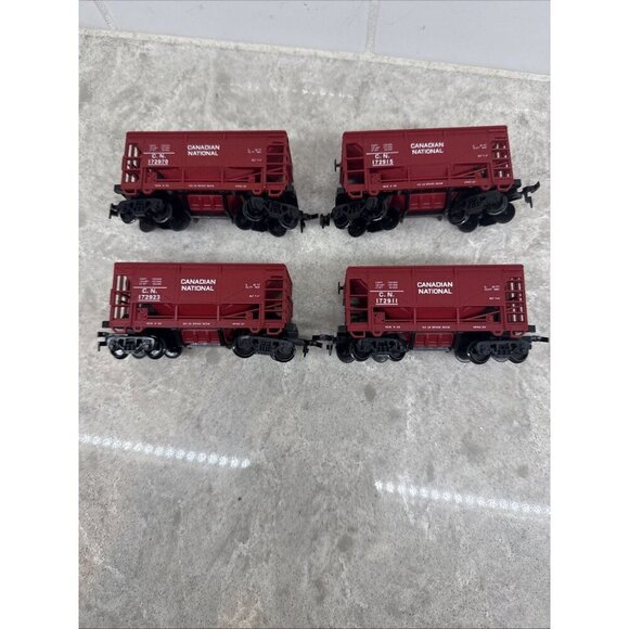 Vintage Canadian National HO Hopper Car Lot of 4: 172970, 172923, 172915, 172911 - Picture 1 of 7
